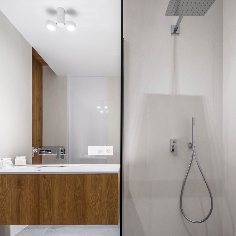 Modern Shower with Niche Storage