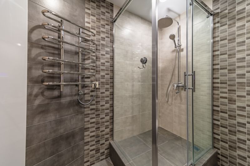 Elegant Shower Niche and Fixtures